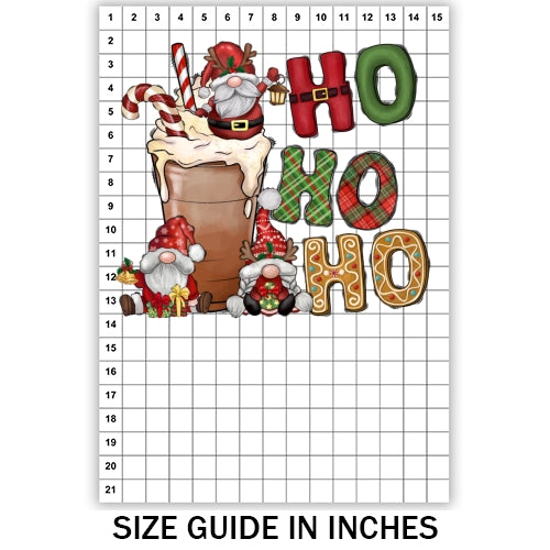 Christmas Gnome Ho Ho Ho Sublimation