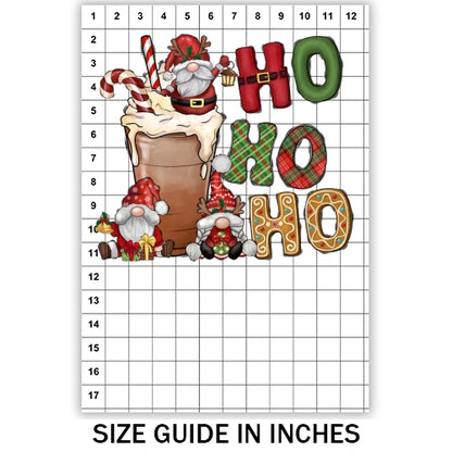 Christmas Gnome Ho Ho Ho Sublimation