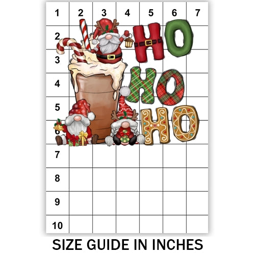 Christmas Gnome Ho Ho Ho Sublimation