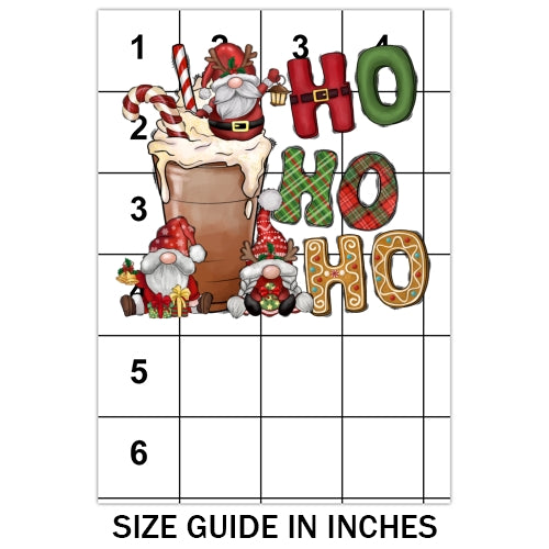 Christmas Gnome Ho Ho Ho Sublimation