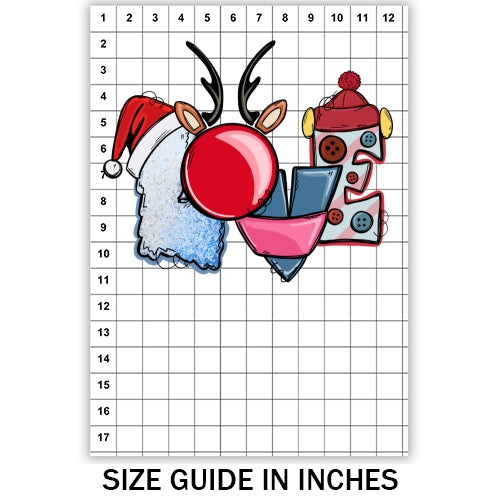 Rudolph Love Sublimation