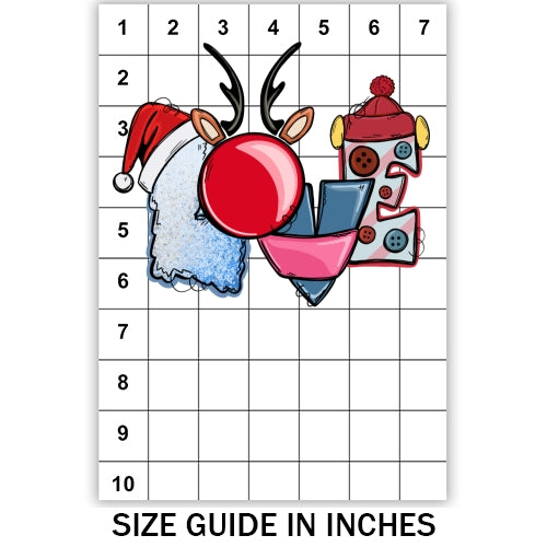 Rudolph Love Sublimation