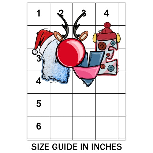 Rudolph Love Sublimation