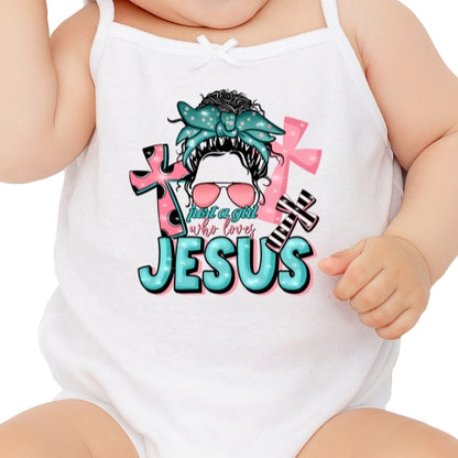 Just A Girl Who Loves Jesus Sublimation