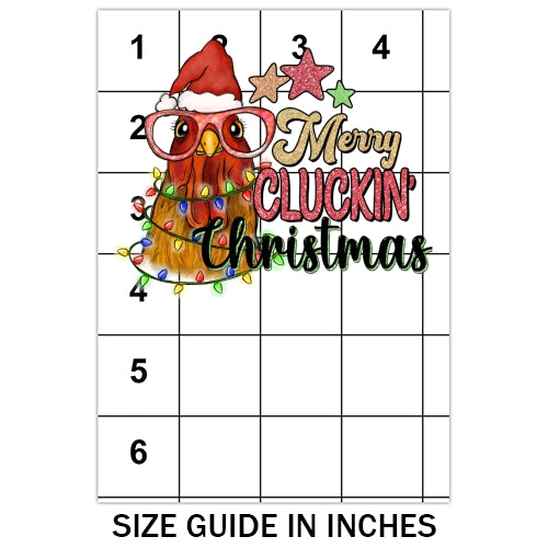 Merry Cluckin Christmas Sublimation