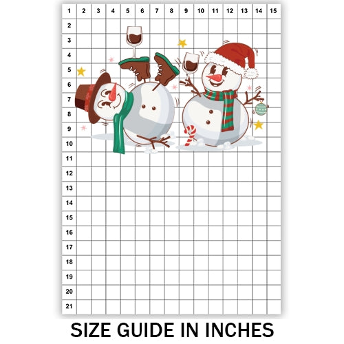 Tipsy Snowmen Sublimation