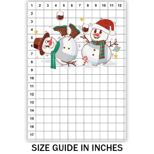 Tipsy Snowmen Sublimation