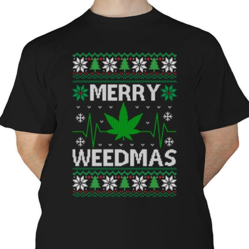 Weed Christmas DTF