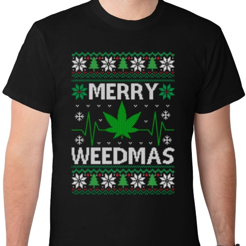 Weed Christmas DTF