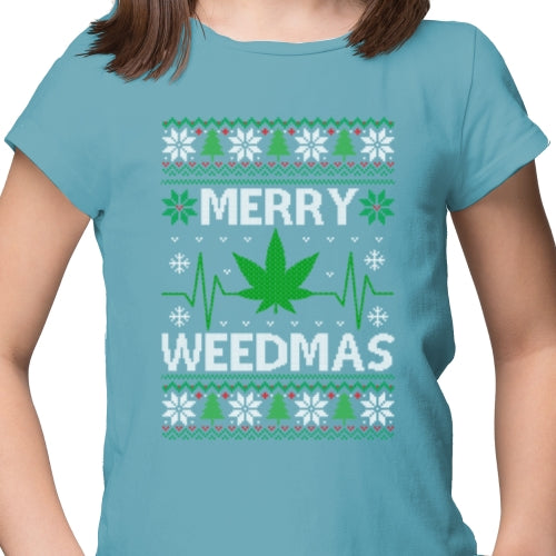 Weed Christmas DTF