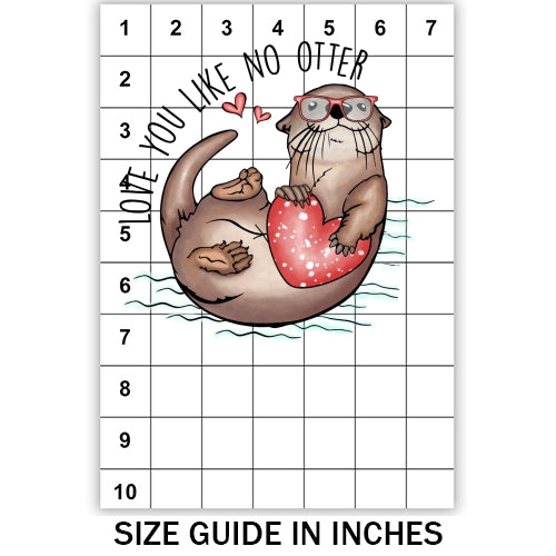 Love You Like No Otter Sublimation