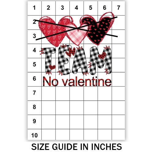 Team No Valentine Sublimation