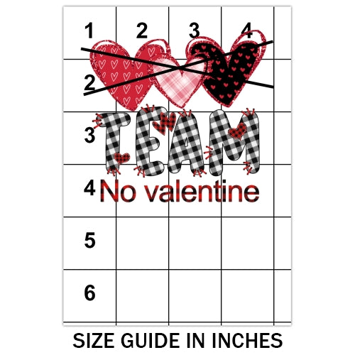 Team No Valentine Sublimation