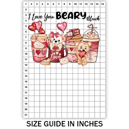 I love You Beary Sublimation