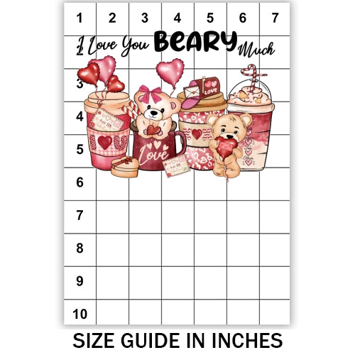 I love You Beary Sublimation
