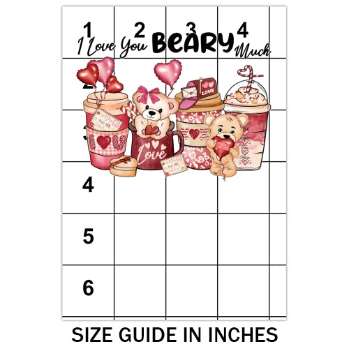 I love You Beary Sublimation