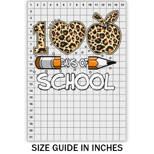 100 Days Of School DTF