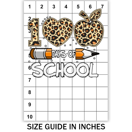 100 Days Of School Sublimation