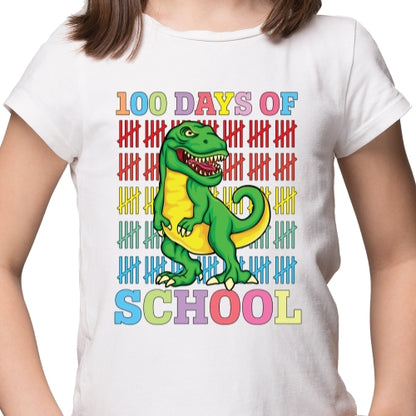 100 Days Of School Dino Sublimation