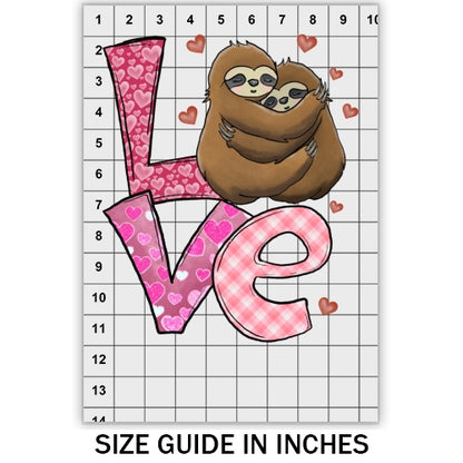 Love Sloth DTF