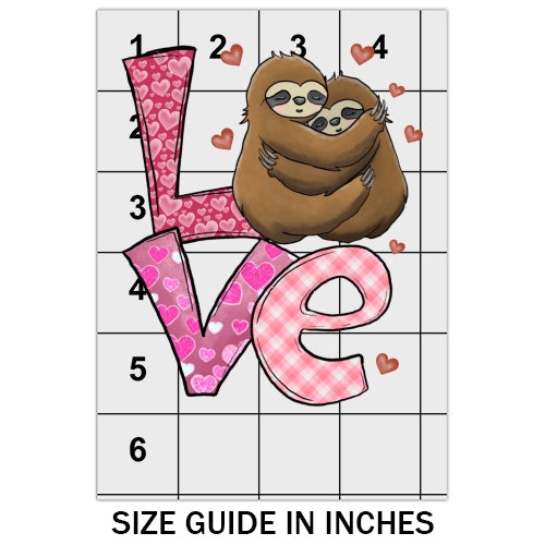 Love Sloth DTF