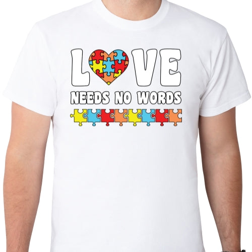 Love Needs No Words Sublimation