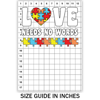 Love Needs No Words Sublimation