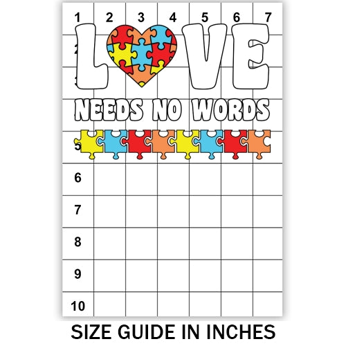 Love Needs No Words Sublimation