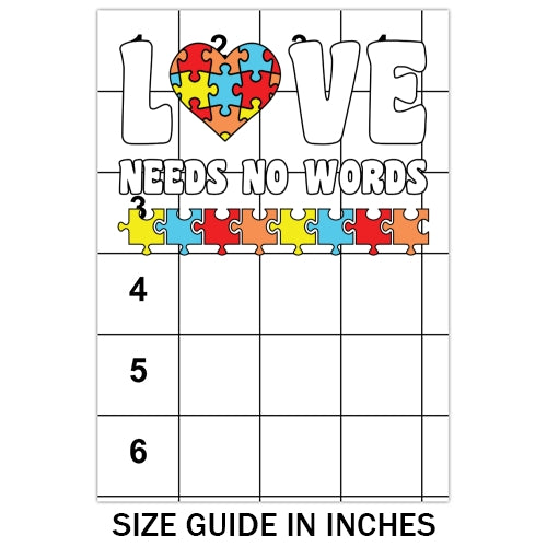 Love Needs No Words Sublimation