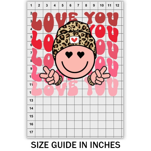 Love You Valentine DTF