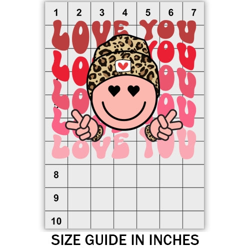 Love You Valentine DTF