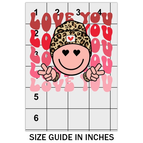 Love You Valentine DTF