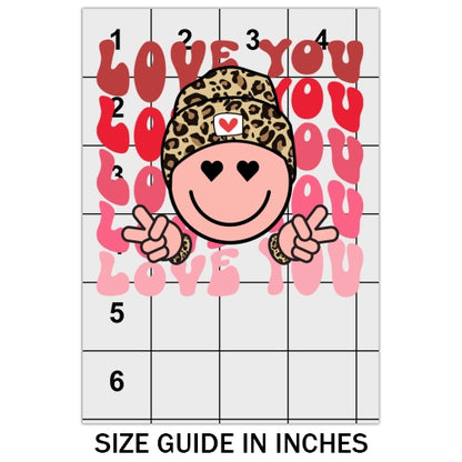 Love You Valentine DTF