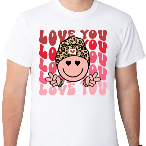 Love You Valentine Sublimation