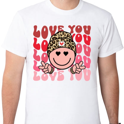 Love You Valentine Sublimation
