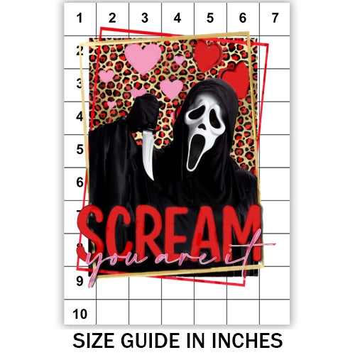 Scream Valentine Sublimation