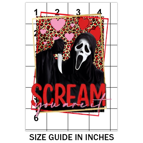 Scream Valentine Sublimation