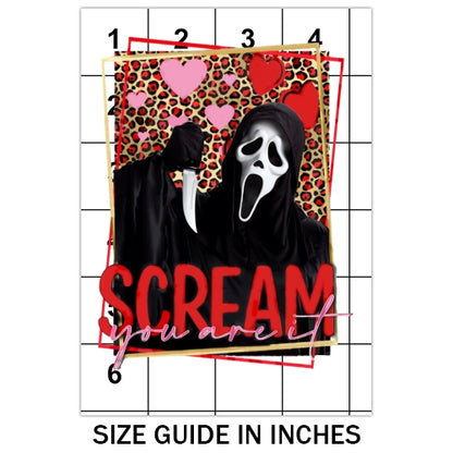 Scream Valentine Sublimation