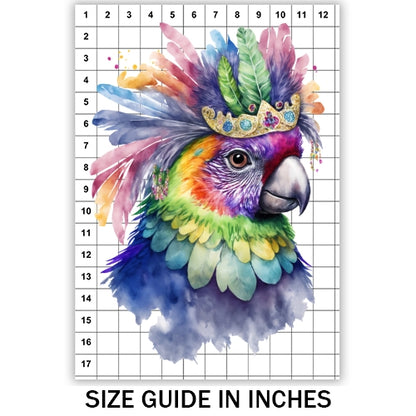 Mardi Gras Parrot Sublimation