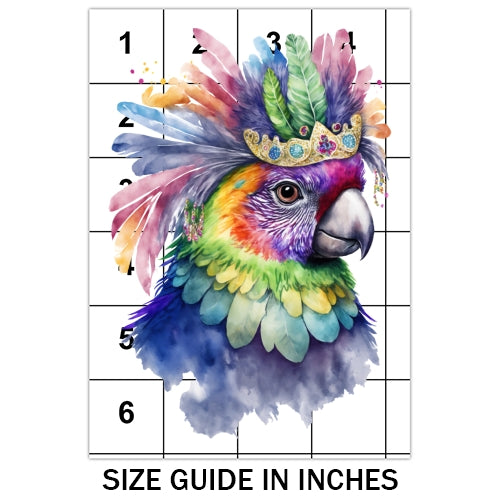 Mardi Gras Parrot Sublimation