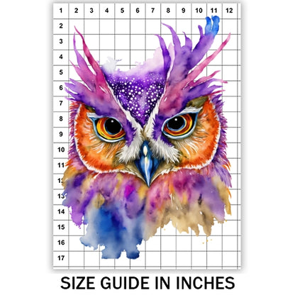 Mardi Gras Owl Sublimation