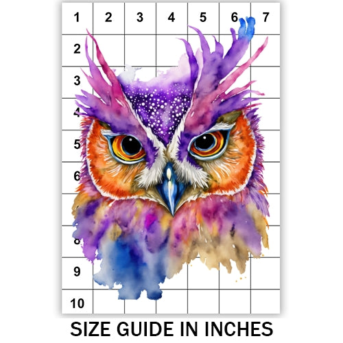 Mardi Gras Owl Sublimation