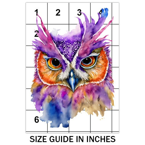 Mardi Gras Owl Sublimation