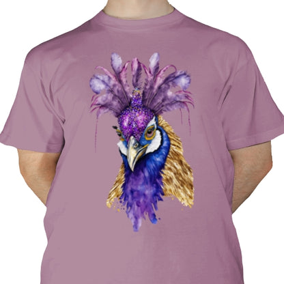 Mardi Gras Peacock DTF