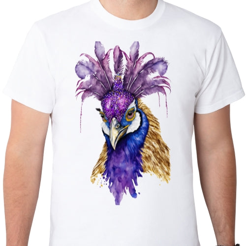 Mardi Gras Peacock Sublimation