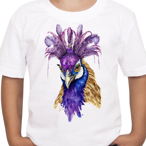 Mardi Gras Peacock Sublimation