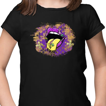 Mardi Gras Lips DTF
