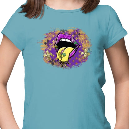 Mardi Gras Lips DTF
