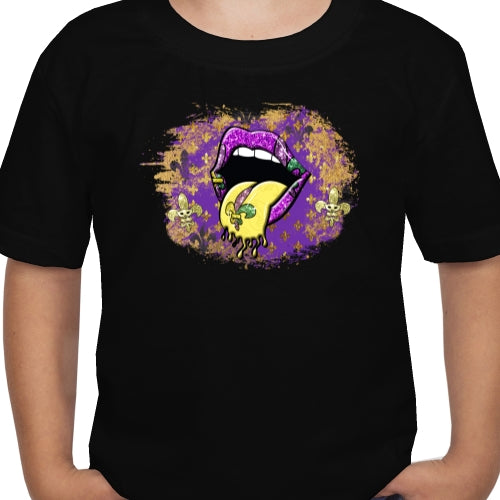 Mardi Gras Lips DTF