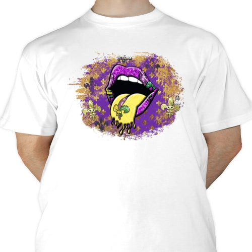 Mardi Gras Lips Sublimation